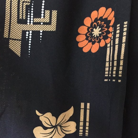 Vintage Oriental Print Pants - Picture 2 of 3